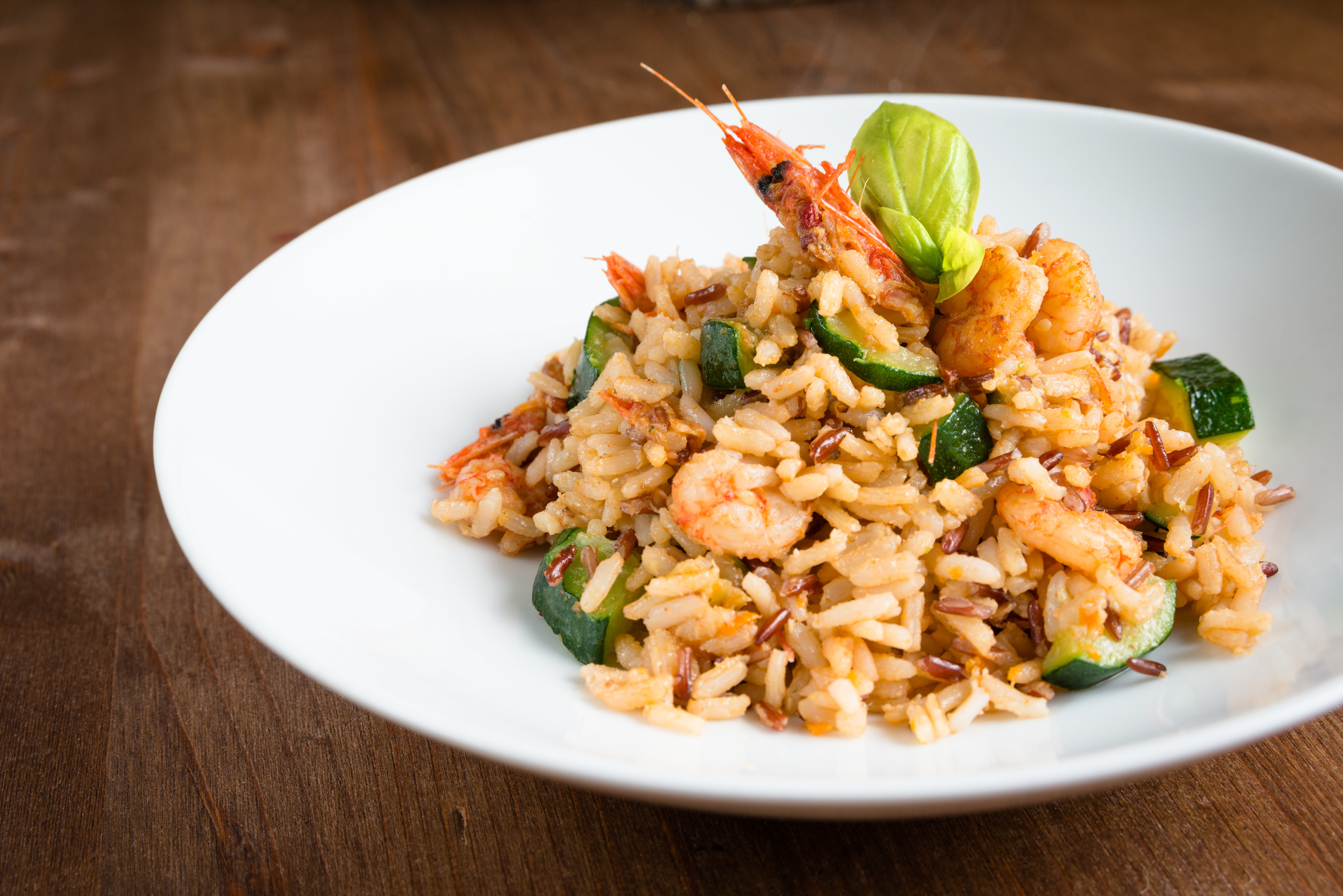 Quick Prawn and Courgette Rice Recipe